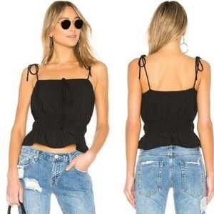 LOVERS + FRIENDS Hallie Top in Night Size Small